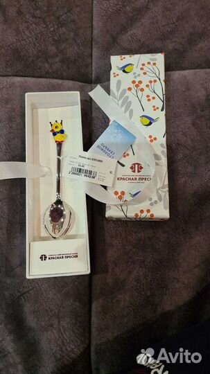 Серебряная чайная детская ложечка 25грамм, новая