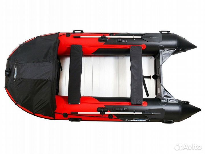 Надувная лодка gladiator D450AL красная