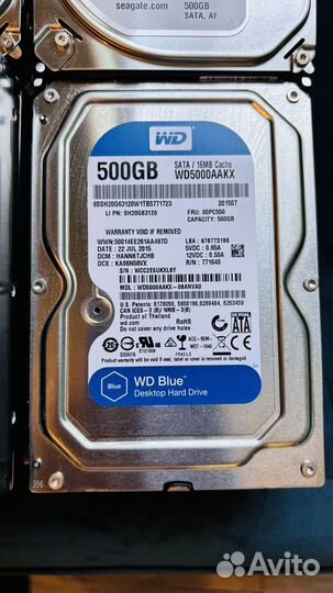 Жесткие диски Seagate, WD, Toshiba 3.5 1 Tb/500 Gb