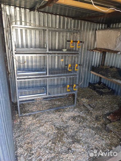 Клетки металлические для сх птицы