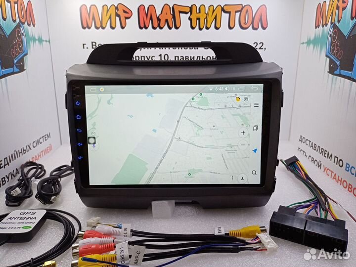 Магнитола Kia Sportage 3 Android