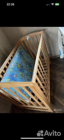 Детская кровать от 0 до 3 лет манеж бу
