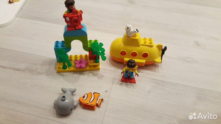 Lego Оригинал duplo Town субмарина 10910