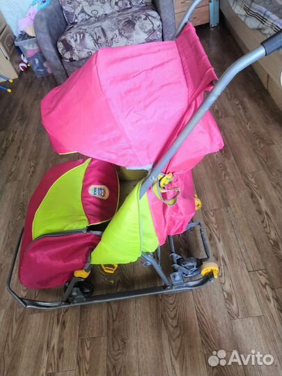 Коляска санки