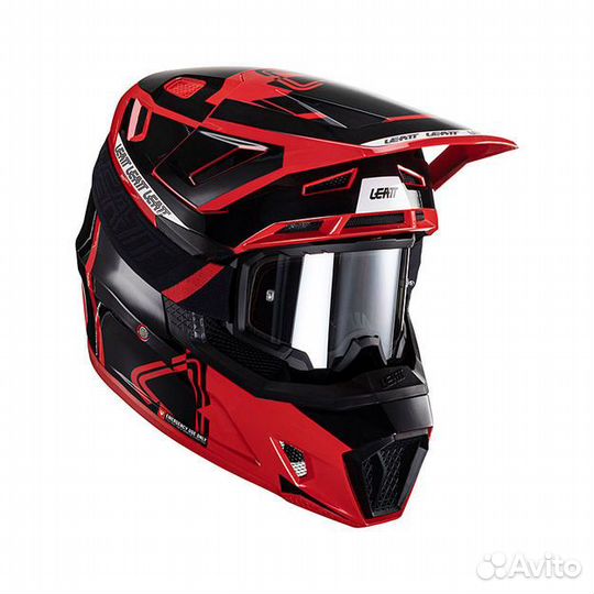 Кроссовый шлем Leatt 7.5 V24 Red XL 61-62cm