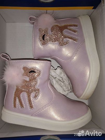 Ботинки для девочки 20 размер