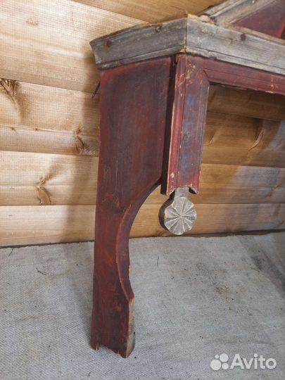 Божница Киот Деревянный Домик для Иконы 19в 1