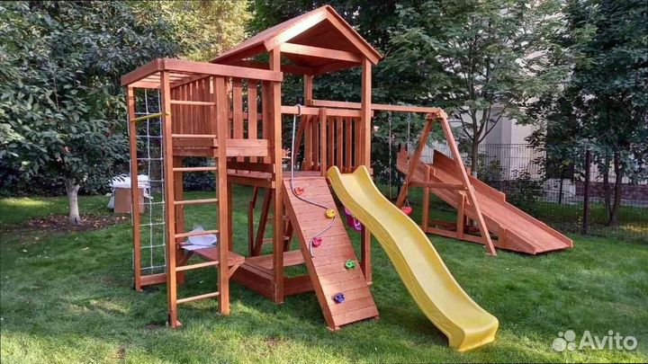 Детская игровая площадка зима / лето