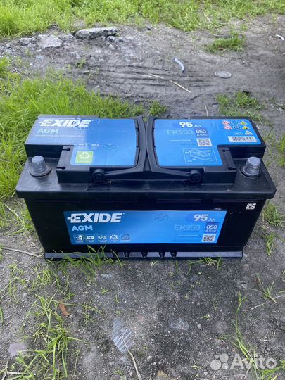 Аккумулятор автомобильный exide EK950 95 Ач