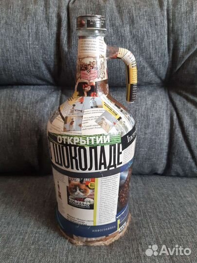 Бутылка декупаж