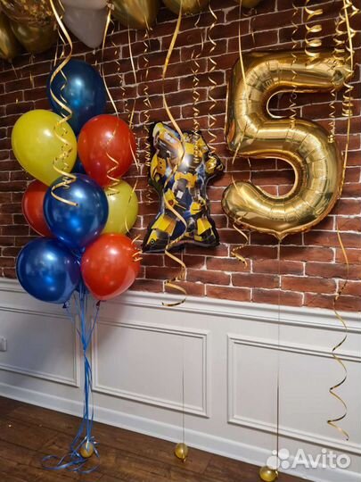 Фольгированные воздушные шары-цифры