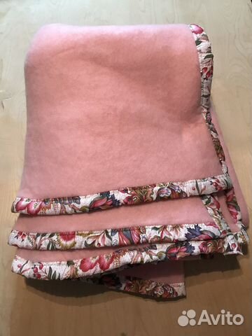 Одеяло-покрывало 215 х 240, розовое и голубое