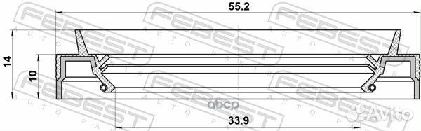 Сальник привода подходит для volvo V50 2004-201