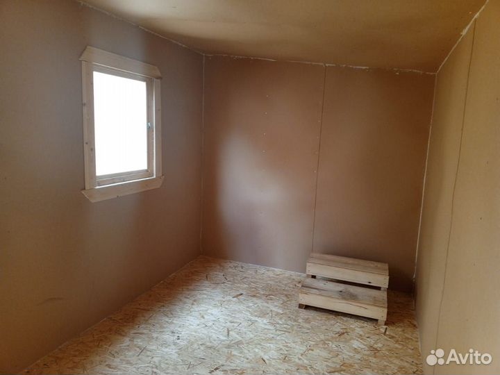 Бытовка 6м с наруже обшивка вагонка