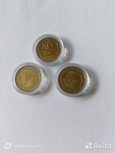 2 евро Прибалтика