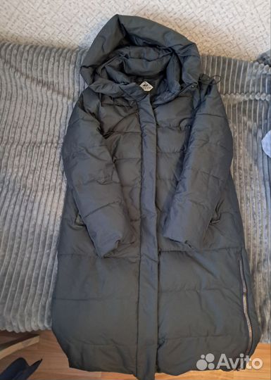 Пуховик женский 48 50 бу длинный