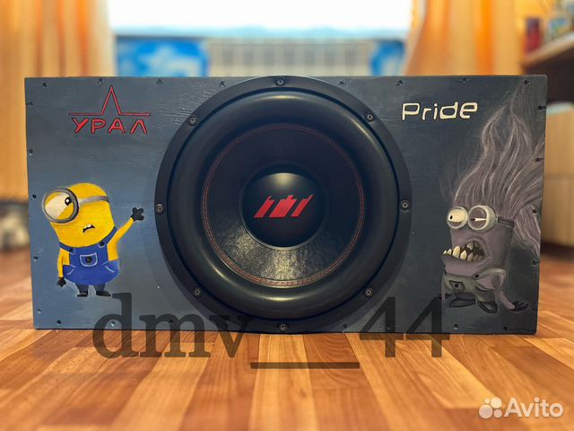 Короб для сабвуфера/ Рисунок на коробе