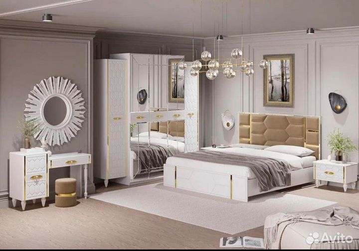 Спальня диван кровать j-6061