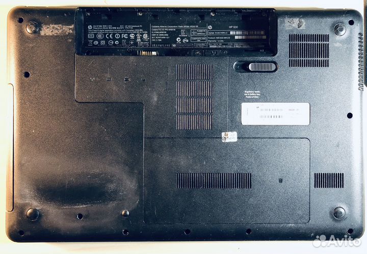 Ноутбук HP 630 i3-M380