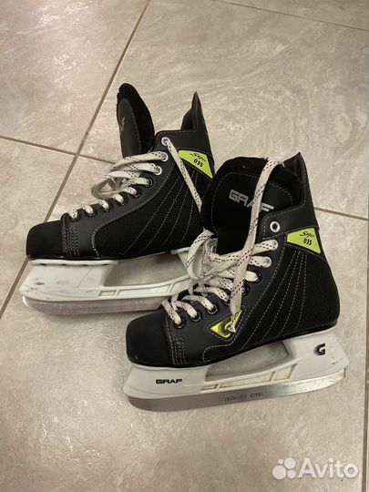 Коньки хоккейные подростковые