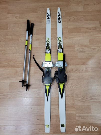 Детские беговые лыжи на обувь