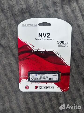 Ssd накопитель Kingston NV2 500гб