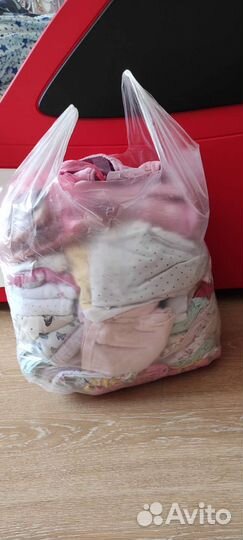 Одежда пакетом для девочки 0 - 80