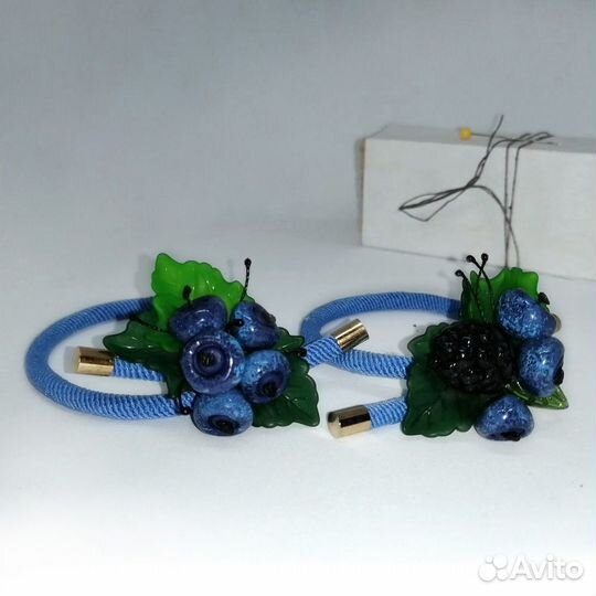 Резинки для волос черникаподарки на 8 марта