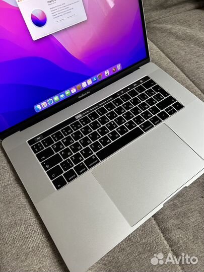 Apple MacBook Pro 15-inch 16/512Gb TouchBar Silver