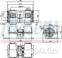 Nissens 87194 Моторчик печки