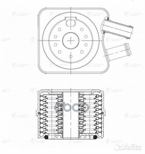 Радиатор масл. для а/м VW Passat B5 (96) 1.8i