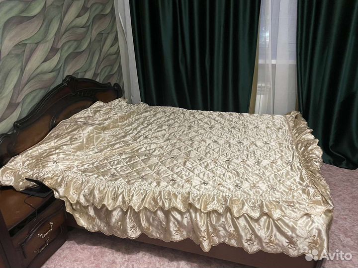 Покрывало, шторы, тюль