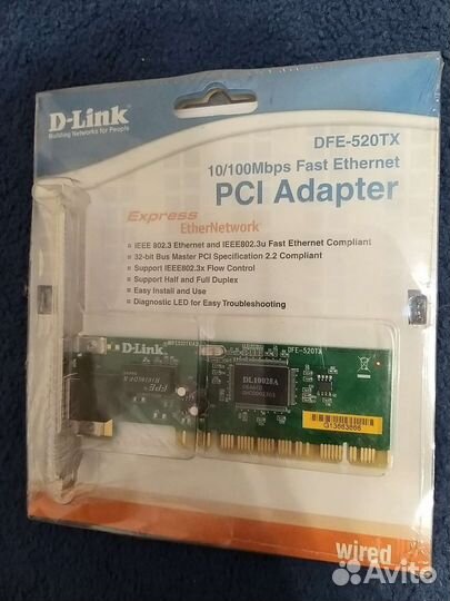 Сетевой адаптер D-Link DFE-520TX