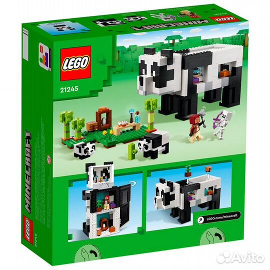 Lego Minecraft 21245 Дом панды