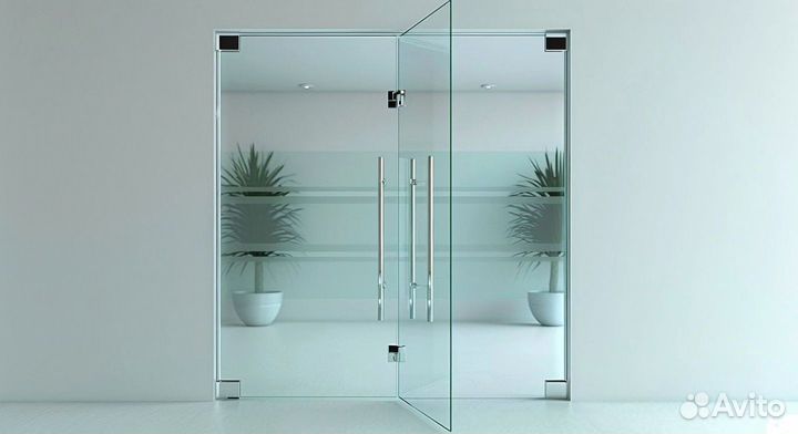 Стеклянные двери от производителя