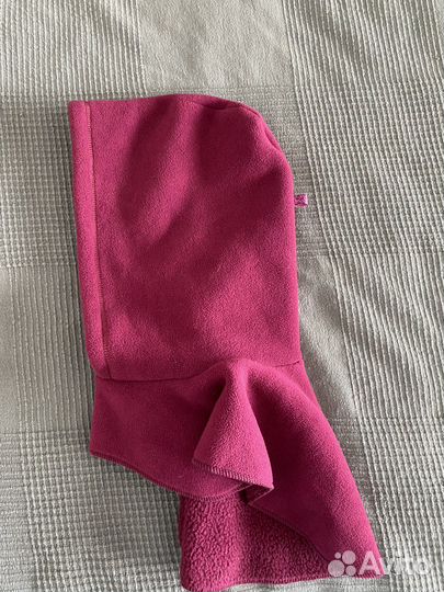 Капор с манишкой, капюшон полартек флис