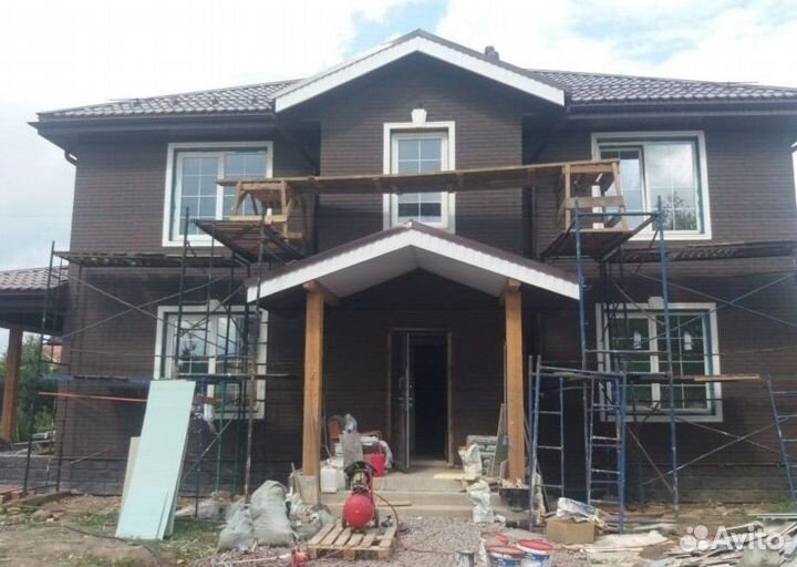 Фасадные панели под камень
