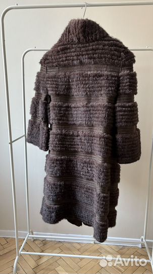 Норковое пальто кардиган