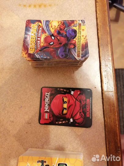 Карты человек-паук, черепашки ниндзя, Ninjago