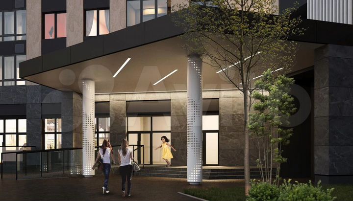 Квартира-студия, 33,1 м², 2/24 эт.