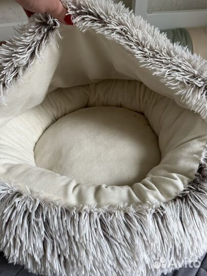 Закрытая лежанка домик для кошек