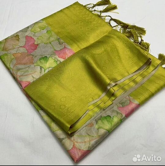 Индийское шелковое сари