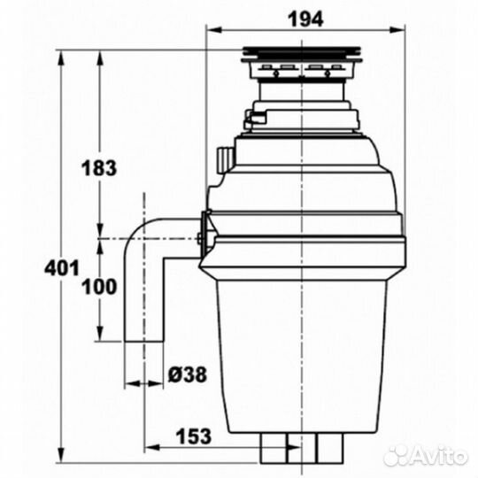 Измельчитель отходов Zorg ZR 75D