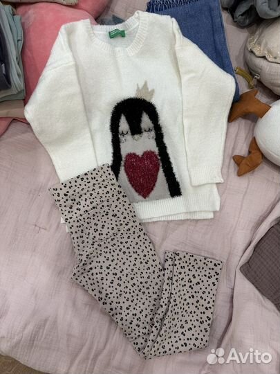 Вещи пакетом на девочку 104 110