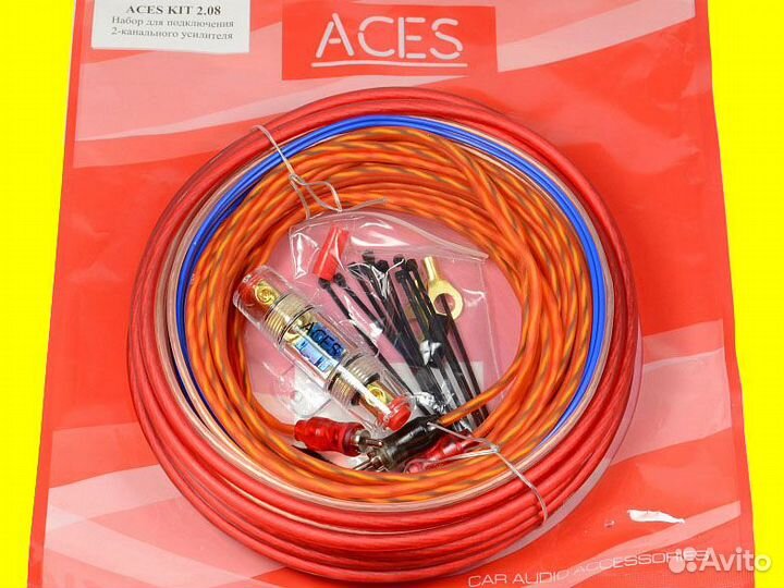 Комплект проводов для подключения усилителя в авто