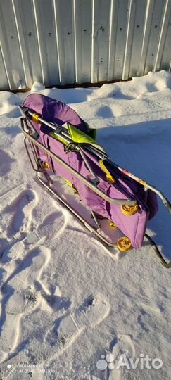 Коляска санки детские