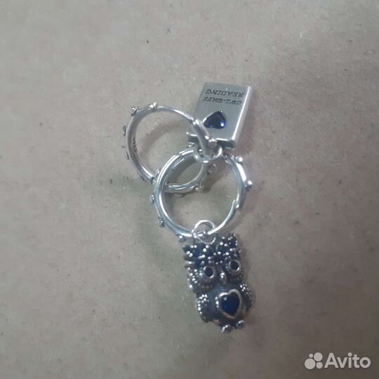 Серебряные серьги новые