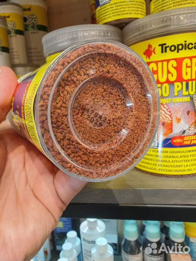 Корм для дискусов Tropical D-50 гранулы и хлопья