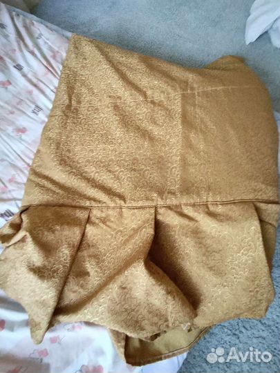 Покрывало на кровать, стеганное + подушка