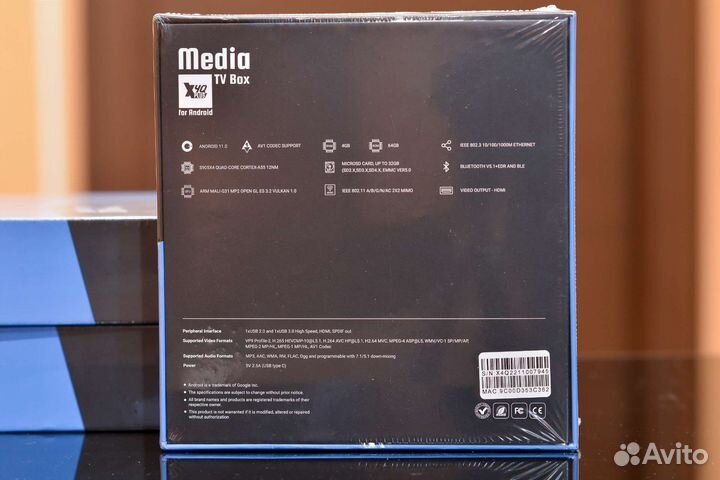 Андроид тв приставка Ugoos X4Q plus 4/64 гб